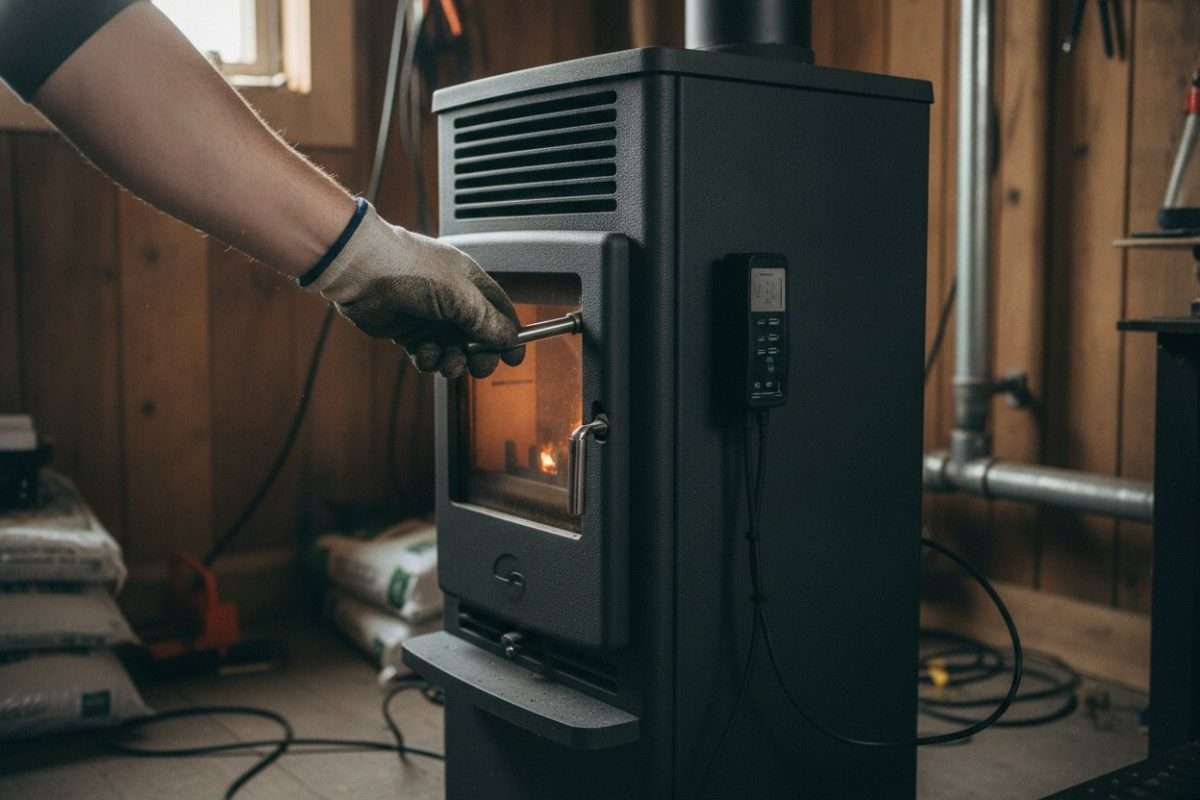 Emplacement sonde température poêle à granulés : le guide