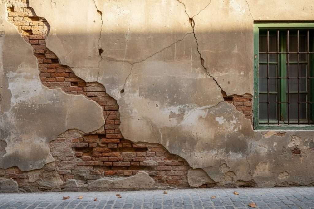 Fissure en escalier non structurelle : causes et solutions
