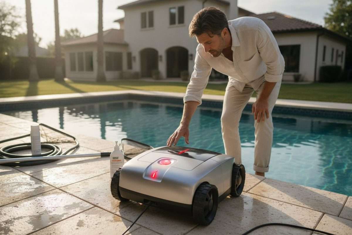 Robot piscine Zodiac : voyant « i » clignote, que faire ?